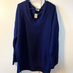 Faded Glory Women's  Speckled Color Knit V-Neck Sweater